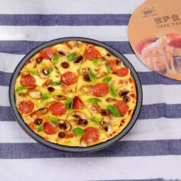 YIKANGHENG 6.5 Inch Nonstick Pizza Pan for Easy Cooking