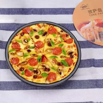 YIKANGHENG 6.5 Inch Nonstick Pizza Pan for Easy Cooking
