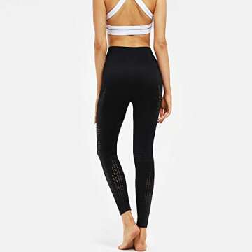 Women’s High Waist Seamless Leggings Gym Tight Yoga Pants Tummy Control Workout Leggings Fitness Shark