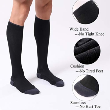 FITRELL Compression Socks for Men and Women 20-30mmHg