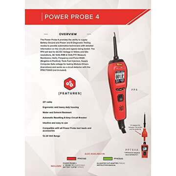 Power Probe IV Diagnostic Circuit Tester for Precision Testing