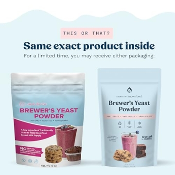 Brewer's Yeast Powder for Lactation Support and Energy