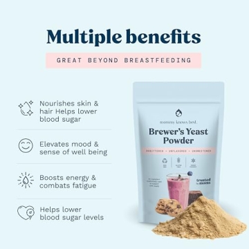 Brewer's Yeast Powder for Lactation Support and Energy