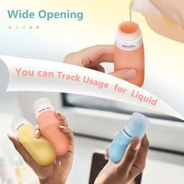 18 Pcs Leak-Proof Silicone Travel Toiletries Set