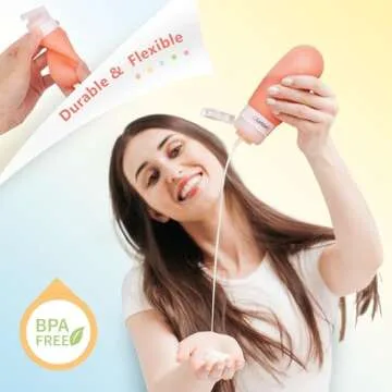 18 Pcs Leak-Proof Silicone Travel Toiletries Set