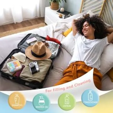 18 Pcs Leak-Proof Silicone Travel Toiletries Set