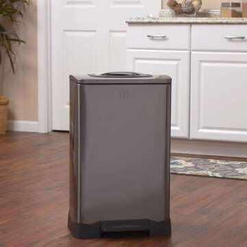Household Essentials 50L Trash Krusher: Compact, Stylish, Durable