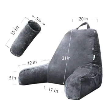 Mittagong Reading Pillow with Neck Support and Pocket