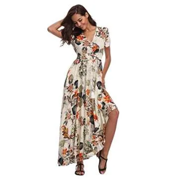 Ferrendo Floral Maxi Dress for Women - Stylish & Comfortable