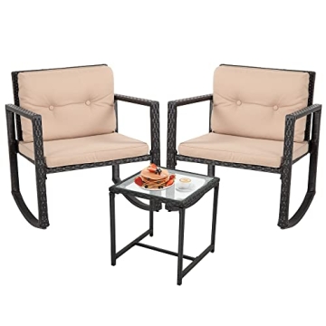 FDW Wicker Patio Furniture Set for Stylish Outdoor Gatherings