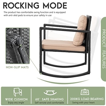 Stylish FDW Wicker Patio Furniture Set for Outdoor Comfort