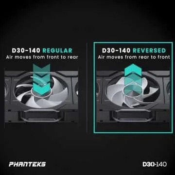Phanteks D30-140 DRGB PWM Fans - Superior Cooling & Style