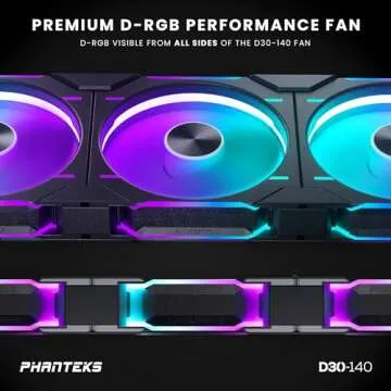 Phanteks D30-140 DRGB PWM Fans - Superior Cooling & Style