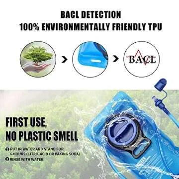 B BBAIYULE Hydration Backpack with 2L Water Bladder, Hydration Packs for Cycling Biking Running Hiking Climbing Skiing , Lightweight Water Backpack with Hydration Bladder for Men and Women