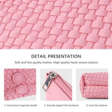 LIKEBAG Woven Handbag Vegan Leather Tote for Women