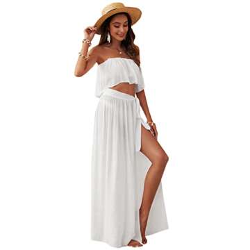 Stylish Verdusa Women's See Through 2-Piece Cover Up