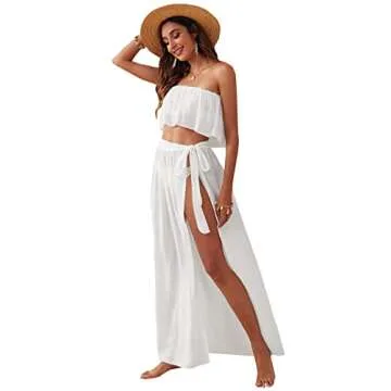 Stylish Verdusa Women's See Through 2-Piece Cover Up