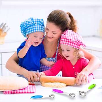 Wildone Measuring Cups and Spoons Set of 12, Premium Stainless Steel Measuring Cups & Measuring Spoons, including 7 Stackable Cups & 5 Spoons, for Dry and Liquid Ingredients