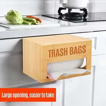 Libreshine Extra Large Trash Bag Organizer - Stylish Storage Solution