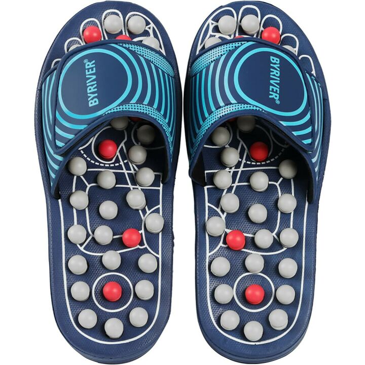 BYRIVER Acupressure Foot Massage Slippers for Pain Relief