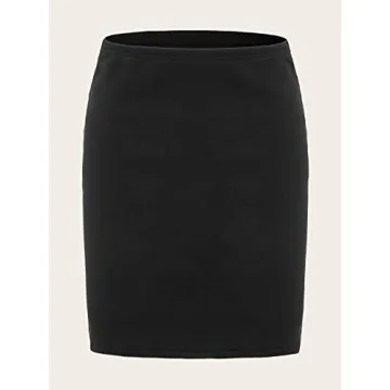 Verdusa Women's High Waisted Bodycon Pencil Skirt