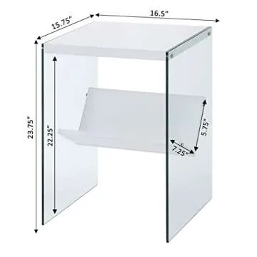 Stylish Convenience Concepts SoHo End Shelf Table