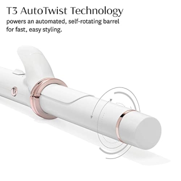 T3 AutoTwist Curling Iron with Ceramic Barrel & Ion Generator
