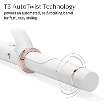 T3 AutoTwist Curling Iron with Ceramic Barrel & Ion Generator