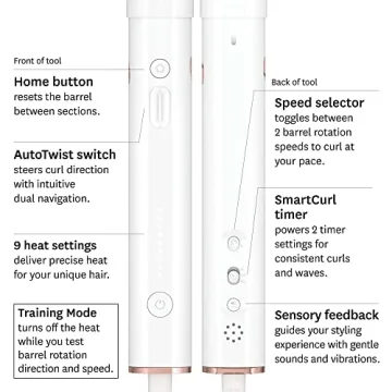 T3 AutoTwist Curling Iron with Ceramic Barrel & Ion Generator