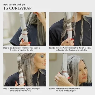 T3 AutoTwist Curling Iron with Ceramic Barrel & Ion Generator