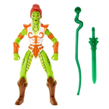 Masters of the Universe Origins Action Figure & Accessory, Snake Teela Figure with Articulation & Mi...