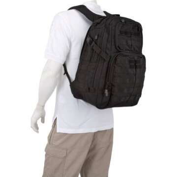 5.11 RUSH24 Tactical Backpack, Medium, Style 58601, Flat Dark Earth