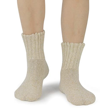 BenSorts Women Winter Solid Socks - Cozy and Thick Warm Wool