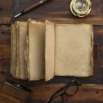 Vintage Leather Journal with Lock - Perfect for Creatives
