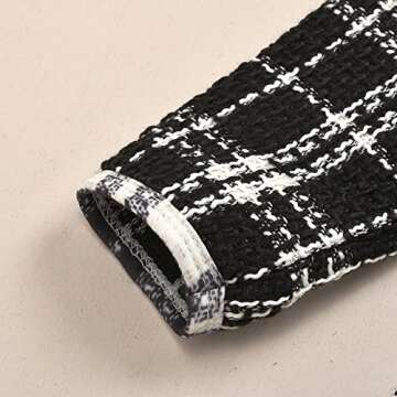 BTDECLAR Toddler Baby Girls Long Sleeve Plaid Cardigan Sweater Outwear Pullover Top Tutu Skirt Princess Party Dress Outfits