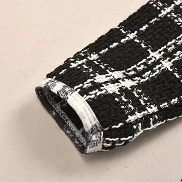 BTDECLAR Toddler Baby Girls Long Sleeve Plaid Cardigan Sweater Outwear Pullover Top Tutu Skirt Princess Party Dress Outfits