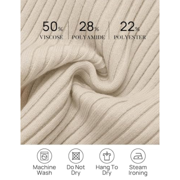 ZESICA Long Sleeve Crewneck Knit Top for Women