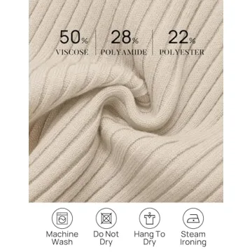 ZESICA Long Sleeve Crewneck Knit Top for Women