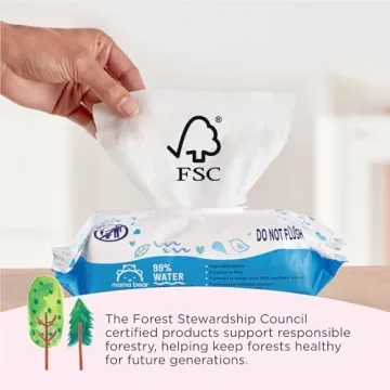 Mama Bear 99% Water Baby Wipes, Hypoallergenic, 432 Count