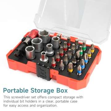 YOSIGHT 28Pcs Screwdriver Bits Set for All Your Needs