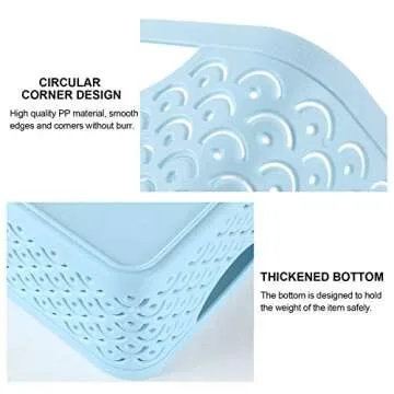 STARVAST 5 Pack Multi-Functional Storage Baskets