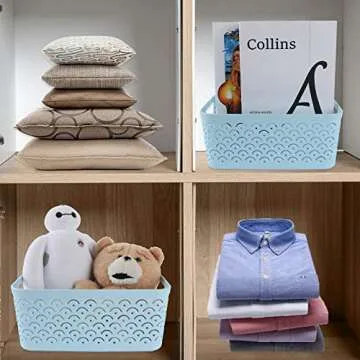 STARVAST 5 Pack Multi-Functional Storage Baskets