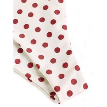 Seamoly Vintage Polka Dots Bikini Set for Beach Fun