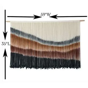 Stunning Flber Macrame Wall Hanging for Stylish Decor