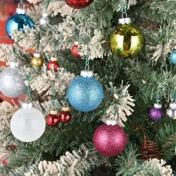 100ct Shatterproof Christmas Balls Decorations Set for Holiday