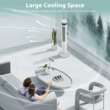 Antarctic Star Quiet Tower Fan Remote Control Cooling