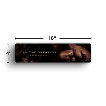 Redline Steel Inspirational Wall Art - I Am The Greatest