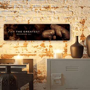 Redline Steel Inspirational Wall Art - I Am The Greatest