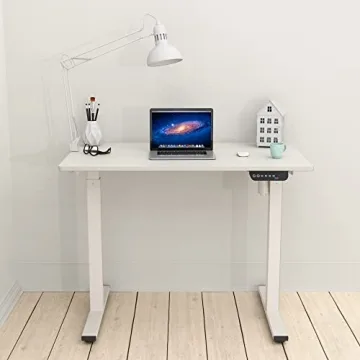 SHW Electric Height Adjustable Desk with Memory Preset