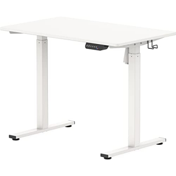 SHW Electric Height Adjustable Desk with Memory Preset